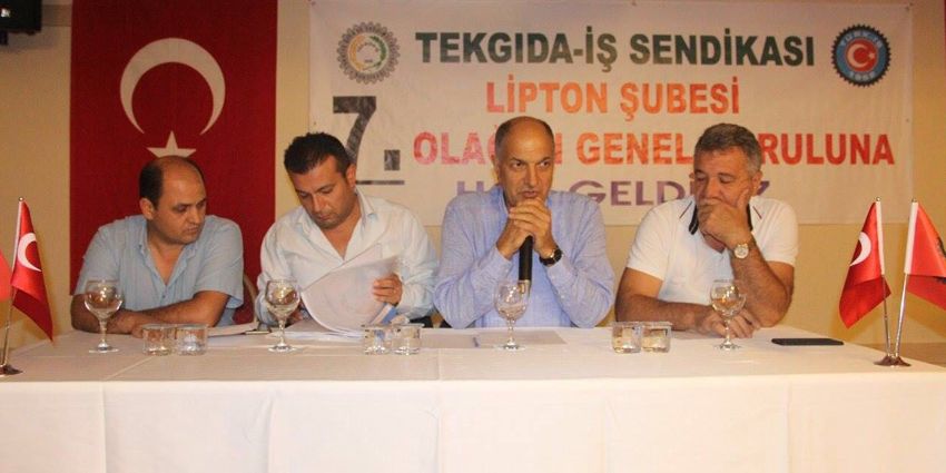 DOSAN LİPTON ŞUBE’DE GENEL KURUL YAPILDI