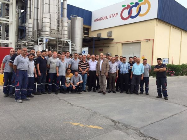 MERSİN ANADOLU ETAP İŞLETMEMİZDEKİ ÜYELERİMİZLE TOPLANTI YAPTIK