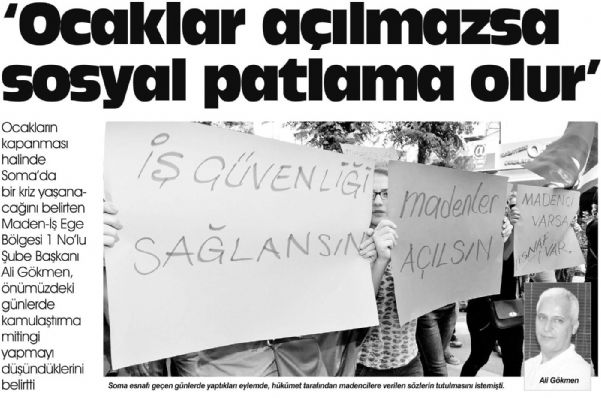 OCAKLAR AÇILMAZSA SOSYAL PATLAMA OLUR