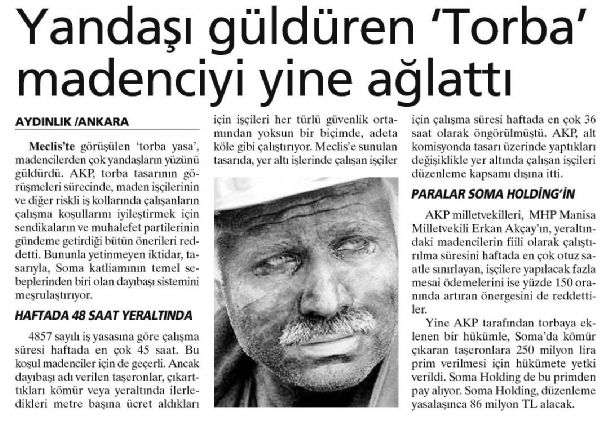 YANDAŞI GÜLDÜREN TORBA MADENCİYİ YİNE AĞLATTI