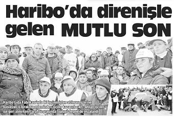 HARİBO’DA DİRENİŞLE GELEN MUTLU SON