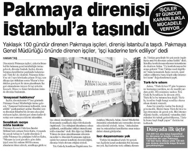 PAKMAYA DİRENİŞİ İSTANBUL’A TAŞINDI