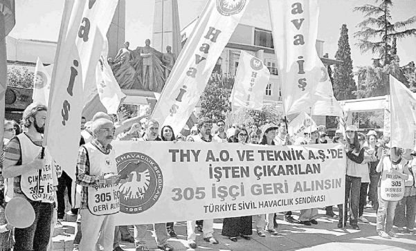 THY İŞTEN ATTIĞI 305’DEN 256’SINI ŞARTLI İŞE ALMAYI KABUL ETTİ