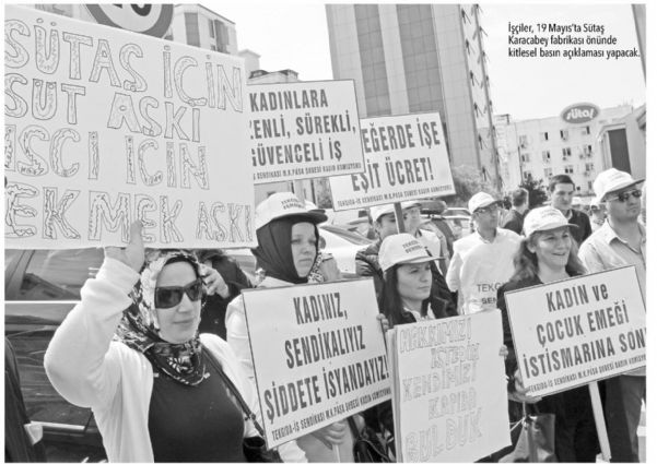 SÜTAŞ’TA İŞVEREN ‘BOZUK’ ÇIKTI