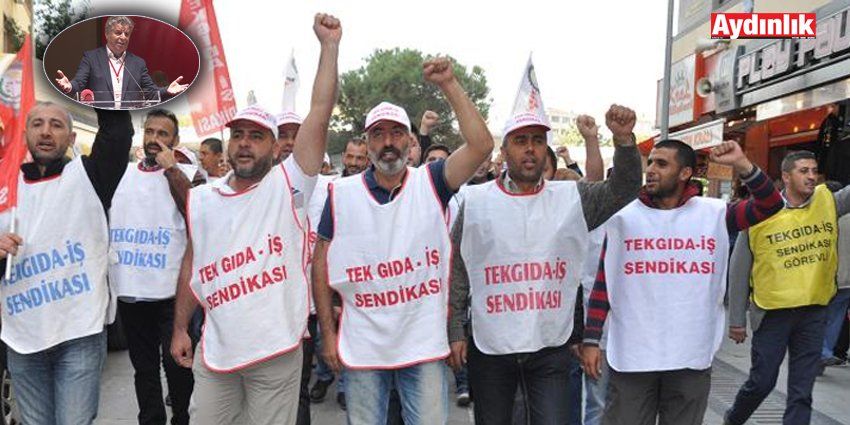 İŞÇİNİN KÖLELİŞTİRİLMESİNE İZİN VERMEYECEĞİZ