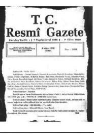 RESMİ GAZETE’DE GREV KAPIDA