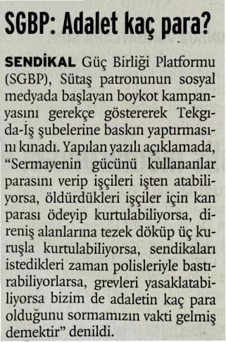 SGBP: ADALET KAÇ PARA?