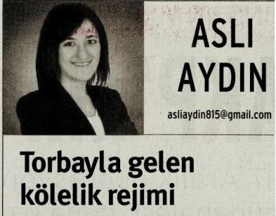 TORBAYLA GELEN KÖLELİK REJMİ