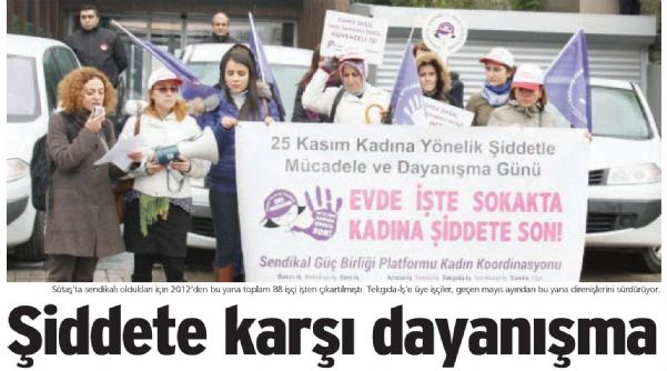 ŞİDDETE KARŞI DAYANIŞMA