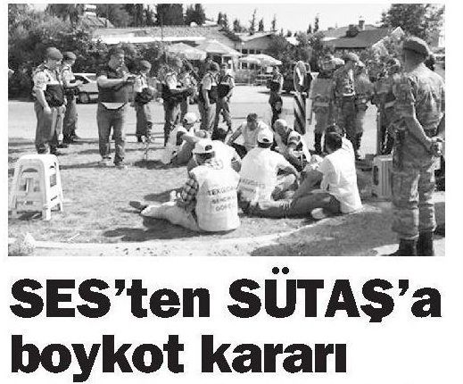 SES’TEN SÜTAŞ’A BOYKOT KARARI