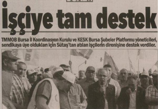 İŞÇİYE TAM DESTEK