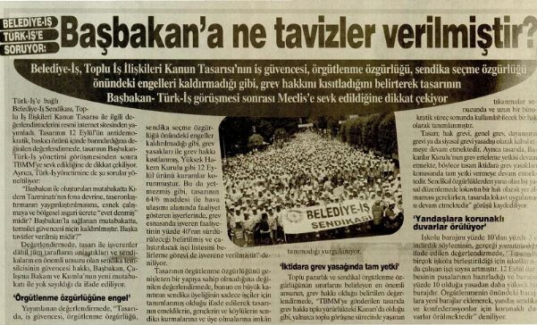 BAŞBAKAN’A NE TAVİZLER VERİLMİŞTİR