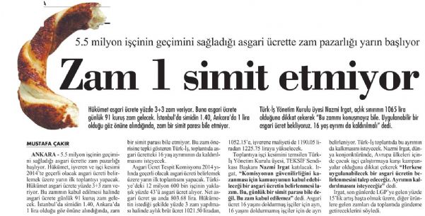 ZAM 1 SİMİT ETMİYOR