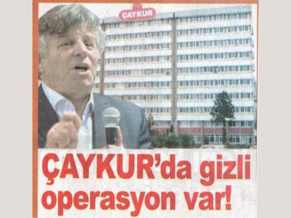 ÇAYKURDA GİZLİ OPERASYON VAR