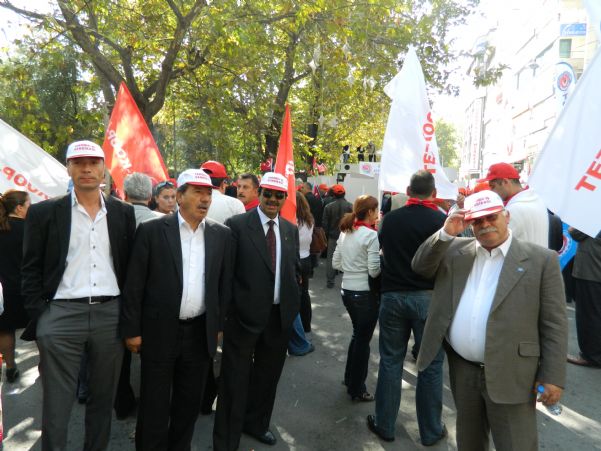 YOL-İŞ SENDİKASI EYLEMİNE DESTEK VERDİK