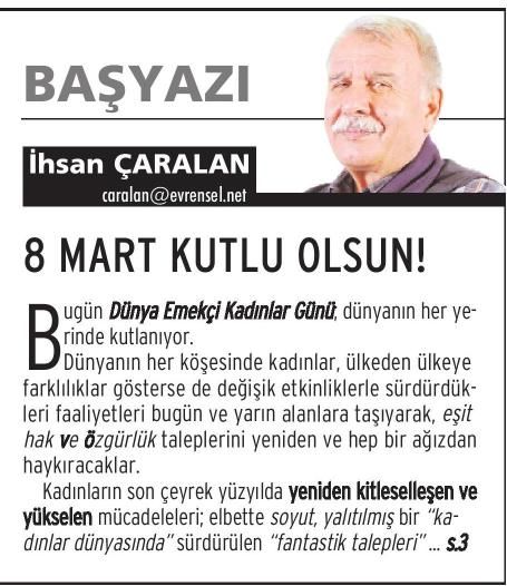 8 MART KUTLU OLSUN