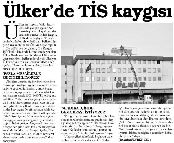 İŞTE ÖZ GIDA-İŞ BÖYLE BİR SENDİKA!