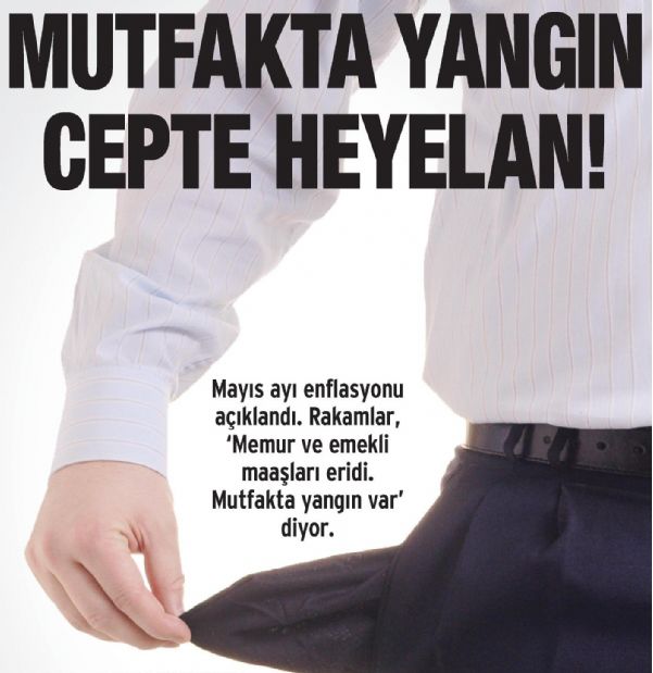 MUTFAKTA YANGIN, CEPTE HEYELAN!