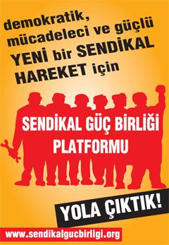 SENDİKAL GÜÇBİRLİĞİ PLATFORMU İŞÇİLERLE BULUŞUYOR