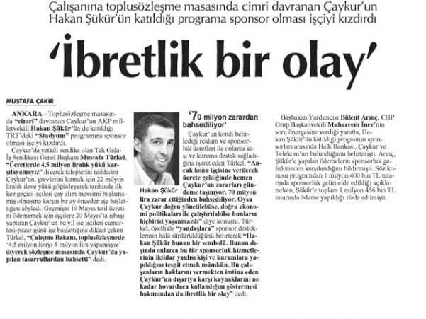 İBRETLİK BİR OLAY