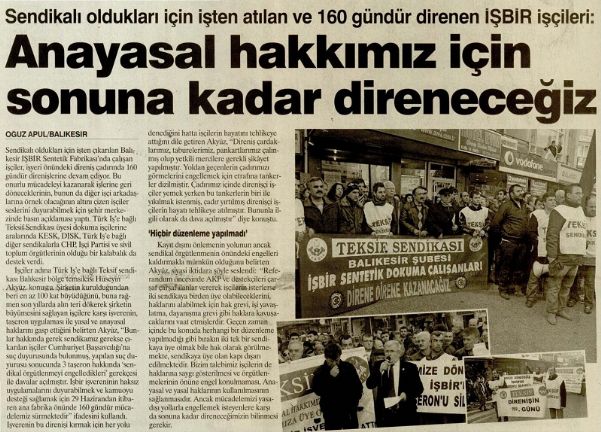 ANAYASAL HAKKIMIZ İÇİN SONUNA KADAR DİRENECEĞİZ