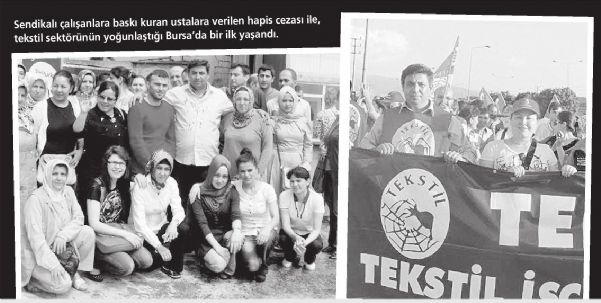 SENDİKALI İŞÇİYİ ENGELLEYEN YÖNETİCİLERE HAPİS CEZASI