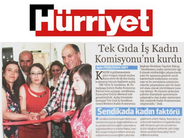 TEKGIDA-İŞ KADIN KOMİSYONU’NU KURDU