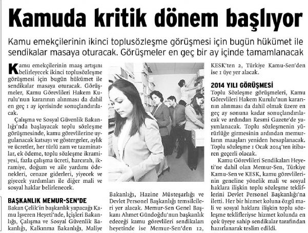 KAMUDA KRİTİK DÖNEM BAŞLIYOR