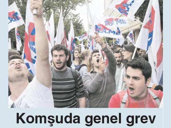 KOMŞUDA GENEL GREV