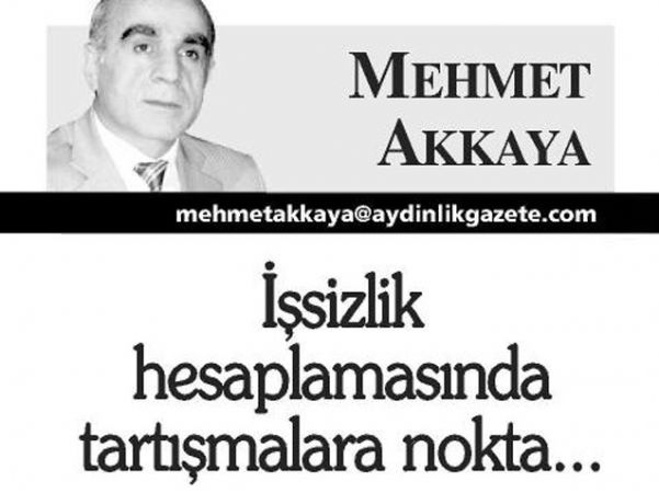 İŞSİZLİK HESAPLAMASINDA TARTIŞMALARA NOKTA !