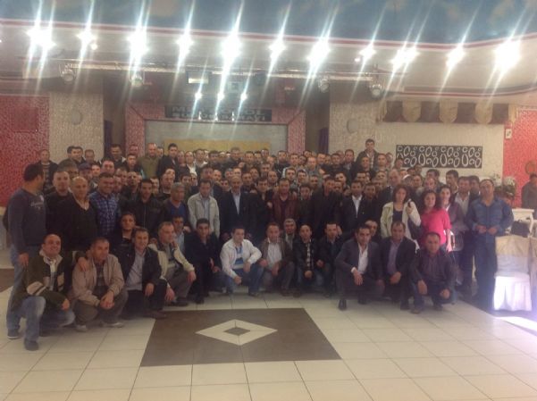 GENEL SEKRETERİMİZ NUH MAKARNA İŞÇİLERİ İLE BULUŞTU