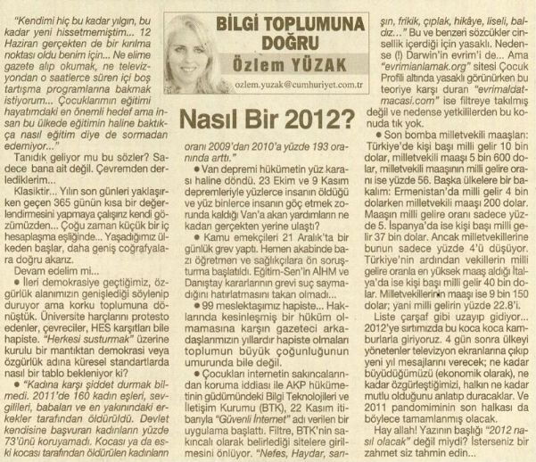 NASIL BİR 2012?
