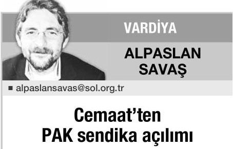 CEMAAT’TEN PAK SENDİKA AÇILIMI