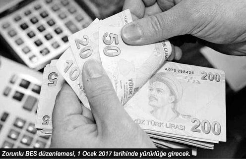 ZORUNLU BES TE EN AZ 50 TL KESİLECEK