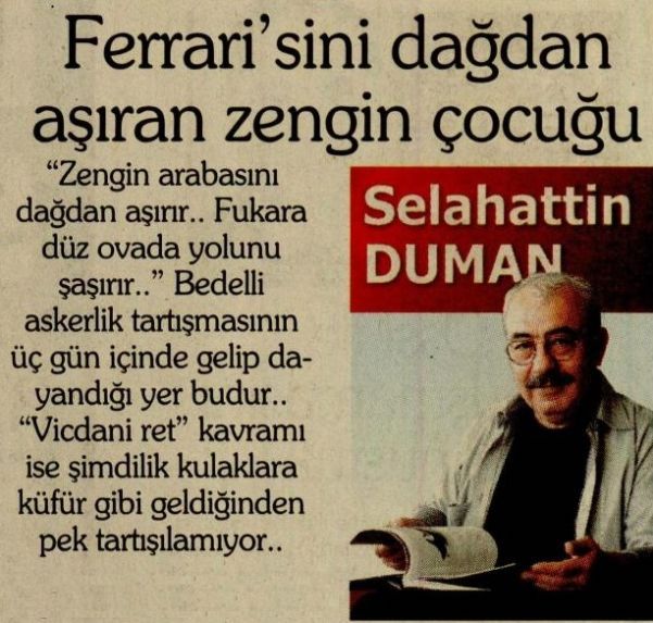 FERRARİ’SİNİ DAĞDAN AŞIRAN ZENGİN ÇOCUĞU