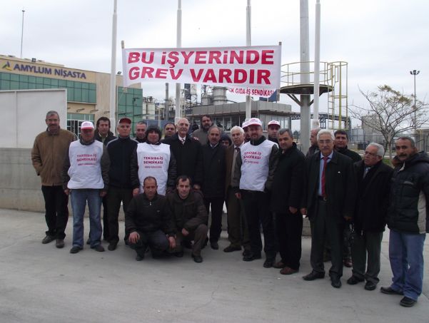 GREVDEKİ AMYLUM NİŞASTA İŞÇİLERİNİ ZİYARET