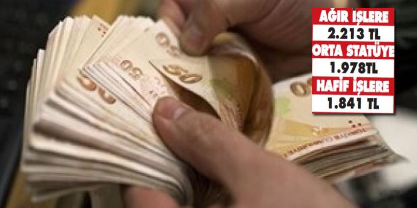 DEVLET ASGARİ ÜCRETİ ÜÇ PARÇAYA BÖLDÜ