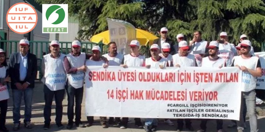 IUF CARGILL İÇİN KENDİNE BAĞLI ÜYE SENDİKALARI HAREKETE GEÇİRDİ