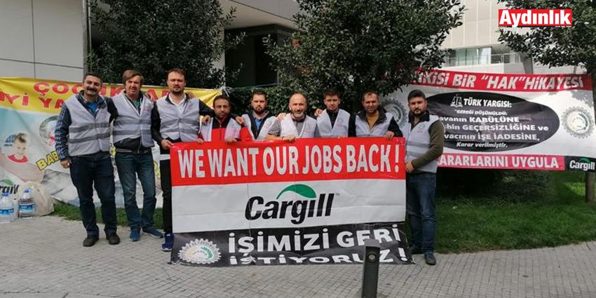 BAKAN PAKDEMİRLİ DEN CARGİLL İŞÇİLERİNE DESTEK