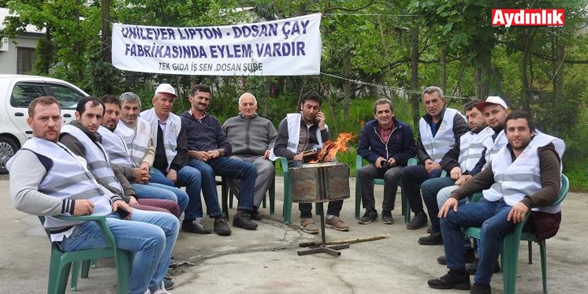ÇAY İŞÇİLERİ KARARLI:BU BACA YA TÜTECEK YA TÜTECEK