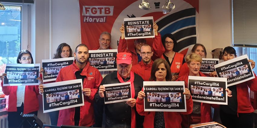 CARGİLL İŞÇİLERİNİN EYLEMİNE IUF´TEN DESTEK
