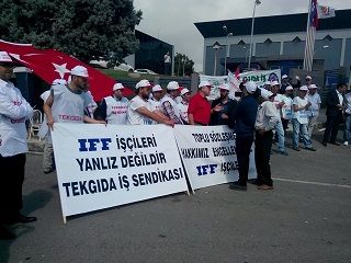 IFF İŞÇİLERİNE ULUSLARARASI DESTEK