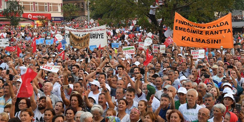 FINDIK EMEKÇİLERİ MİTİNG DÜZENLENİYOR