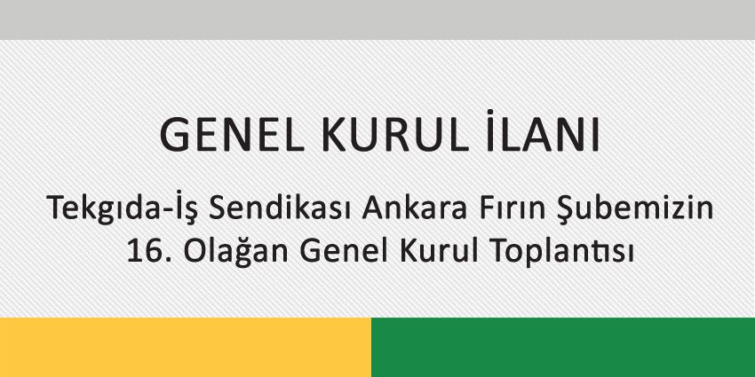 GENEL KURUL İLANI