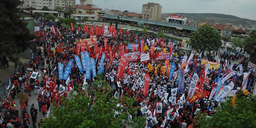 İŞÇİNİN SESİ GEBZE’DEN YÜKSELDİ