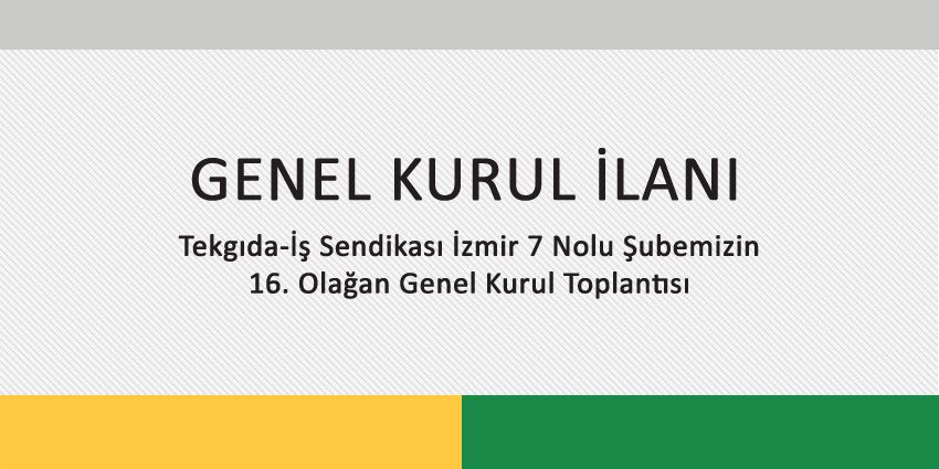 GENEL KURUL İLANI