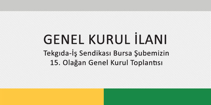 GENEL KURUL İLANI