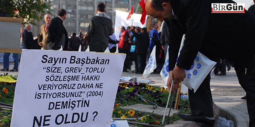 200 BİN İŞÇİNİN GREV HAKKI AKP DÖNEMİNDE GASP EDİLDİ