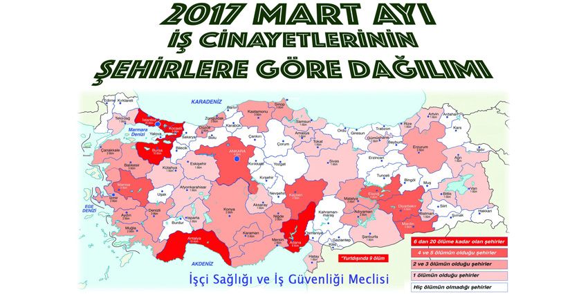 İŞ CİNAYETLERİ HIZ KESMİYOR
