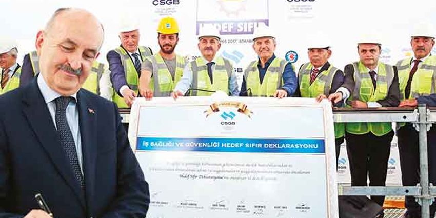 HEDEF SIFIR KAZA’ DEDİLER İŞ GÜVENLİĞİNİ ERTELEDİLER